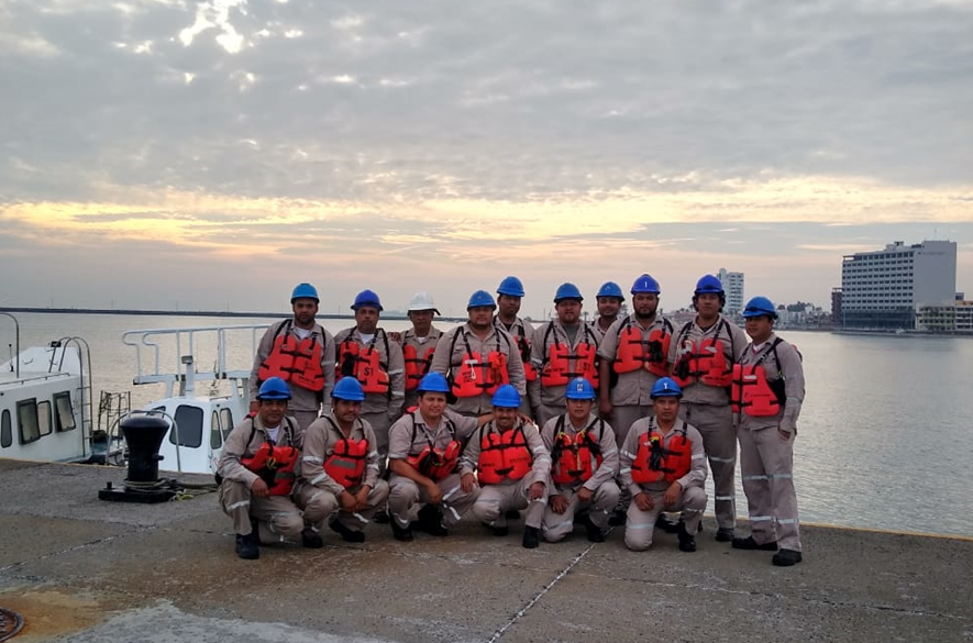 Nosotros marrojo equipo de trabajo